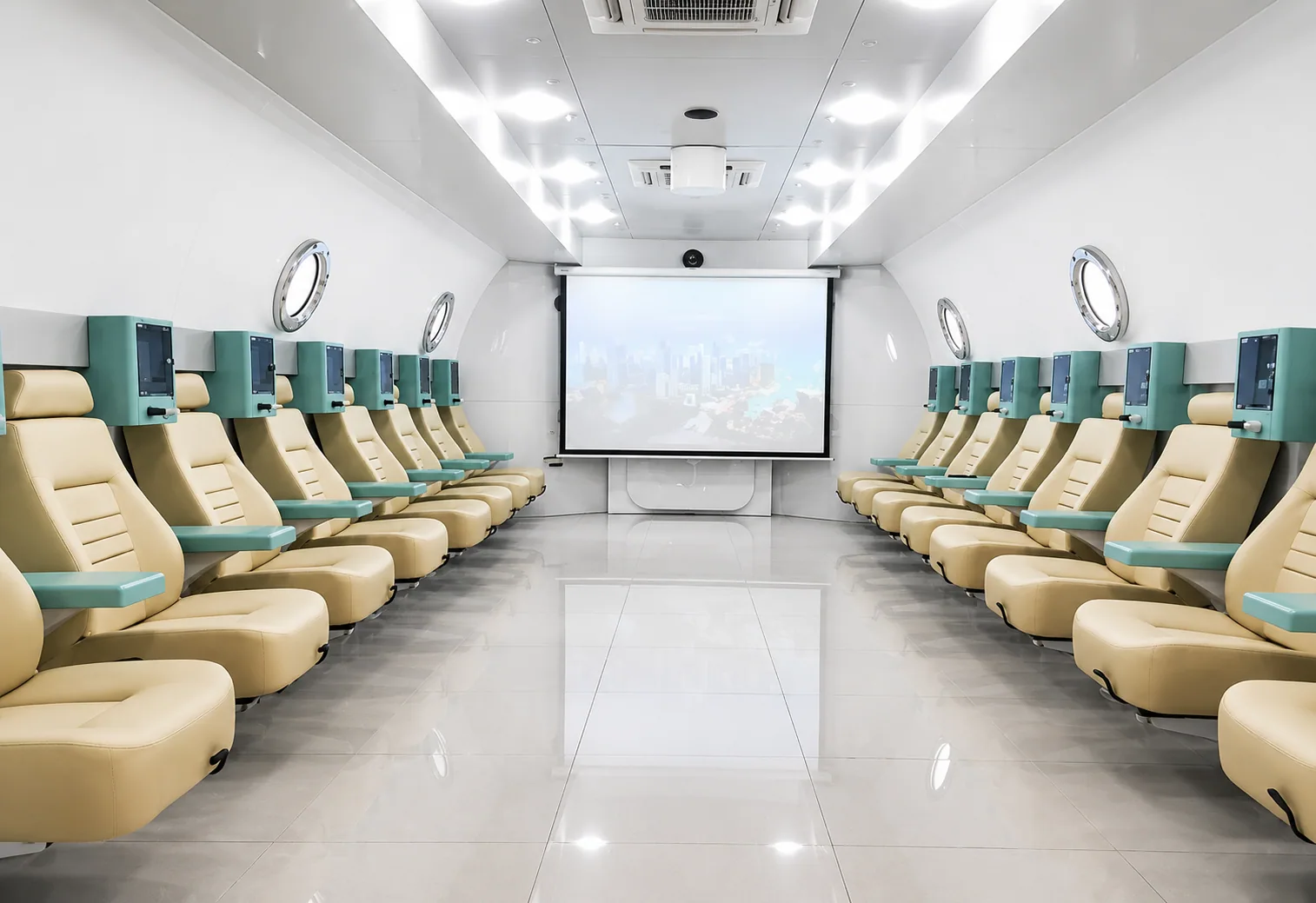 Cameră Hiperbarică Flat-Bottomed cu 2 Cabine - miniatură 4